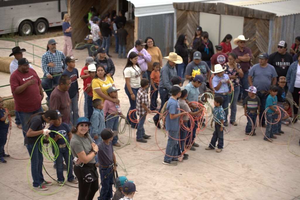 People gathered for event